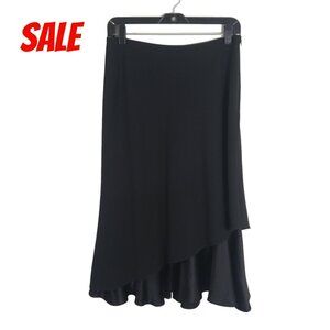 Jones New York Black Asymmetrical Skirt Size 8 - Elegant Formal Wear